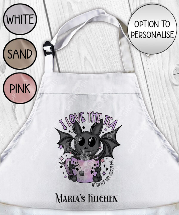 19385 love the tea bat gothic apron 1