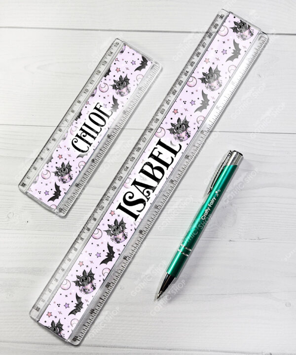 19392 love the tea bat gothic ruler 2