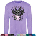19396 love the tea bat gothic sweater 1