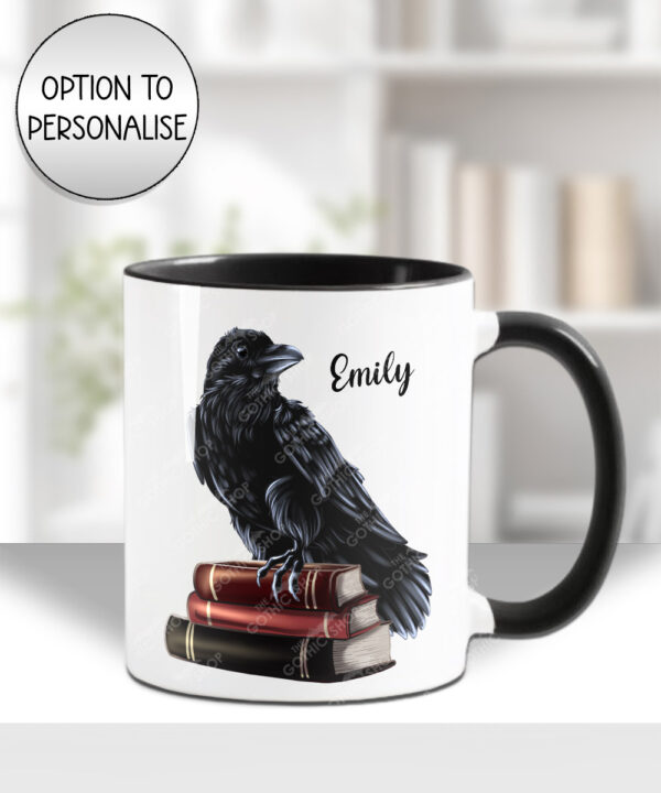 19400 personalised bookish raven mug 1