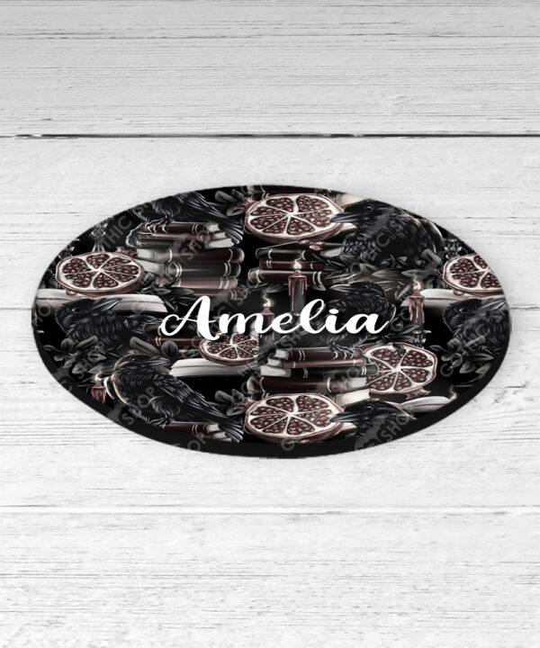 19401 personalised bookish raven coaster 1
