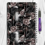 19409 personalised bookish raven a5 notebook 2