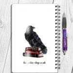 19410 personalised bookish raven a5 notebook 2
