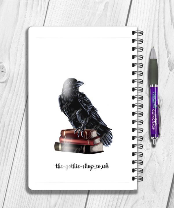19410 personalised bookish raven a5 notebook 2