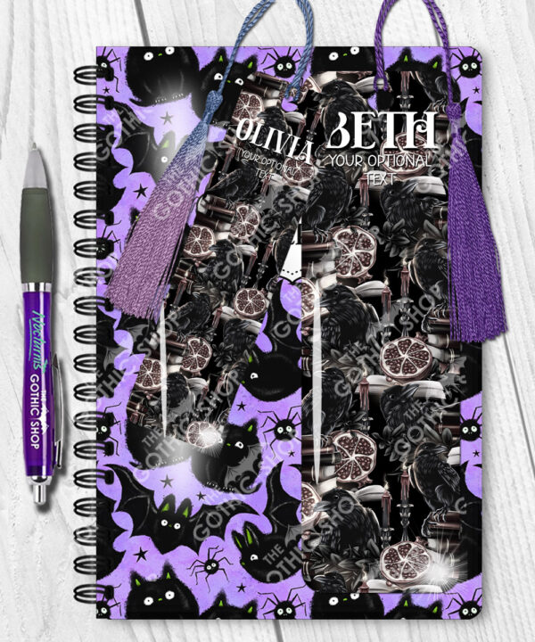 19417 personalised bookish raven bookmark 2