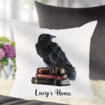19421 personalised bookish raven cushion 1