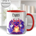 19426 personalised bookish dragon mug 1