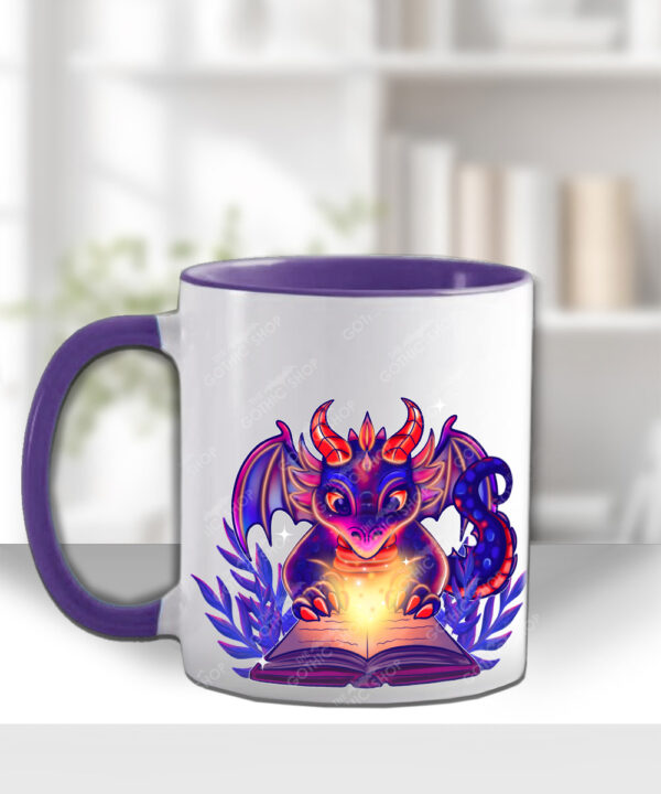 19426 personalised bookish dragon mug 3