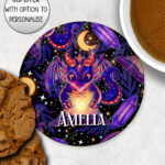 19427 personalised bookish dragon coaster 1