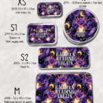 19431 personalised bookish dragon storage tin 3