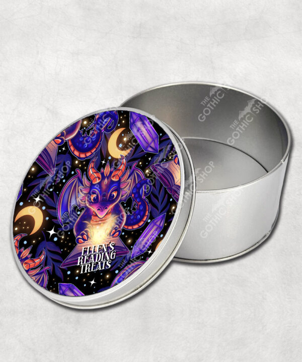 19431 personalised bookish dragon storage tin 4