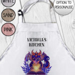 19433 personalised bookish dragon apron 1