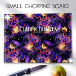 19434 personalised bookish dragon chopping board 1