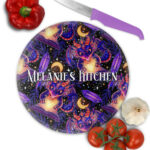 19435 personalised bookish dragon chopping board