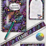 19461 whimsical moths a5 stationery