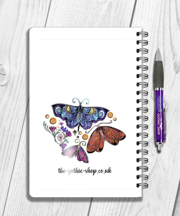 19462 whimsical moths a5 notebook 2