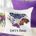 19468 whimsical moths cushion