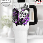 19478 personalised skeleton coffin gothic stanley style cup 1