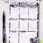 19484 personalised skeleton coffin gothic a5 planner notepad