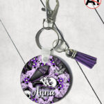 19493 personalised skeleton coffin gothic keyring