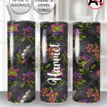 19494 personalised monstrous flowers tumbler 1