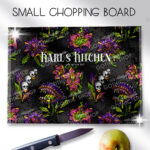 19495 personalised monstrous flowers chopping board 1
