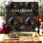 19495 personalised monstrous flowers chopping board 2