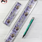 19510 personalised skull books gothic ruler 2
