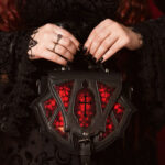 19518 bloodspire back red gothic bag 10