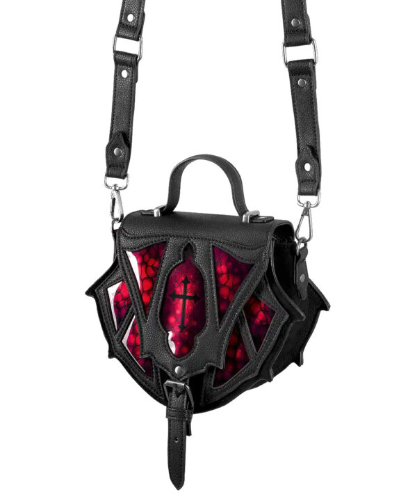 19518 bloodspire back red gothic bag 2