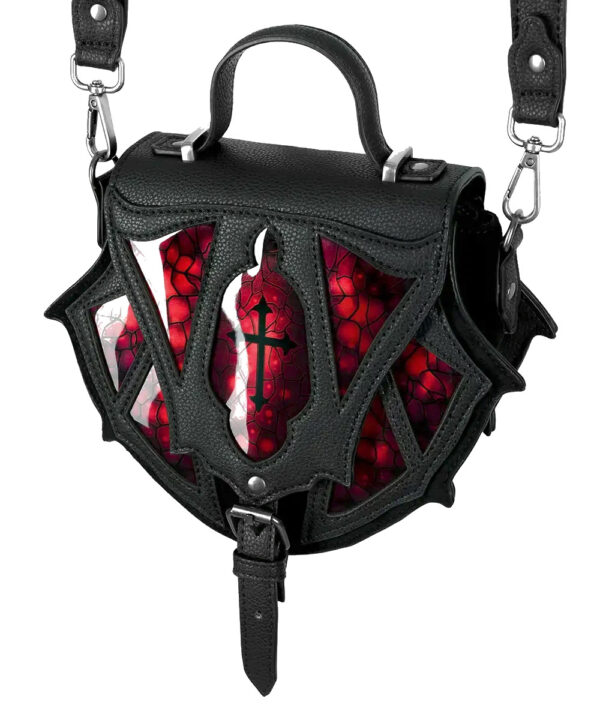 19518 bloodspire back red gothic bag 3