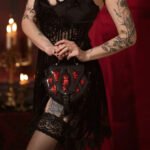 19518 bloodspire back red gothic bag 7