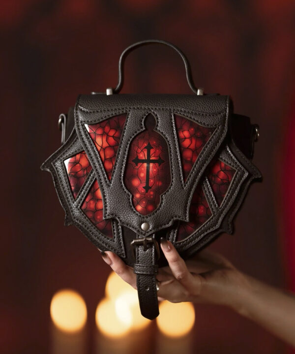 19518 bloodspire back red gothic bag 9