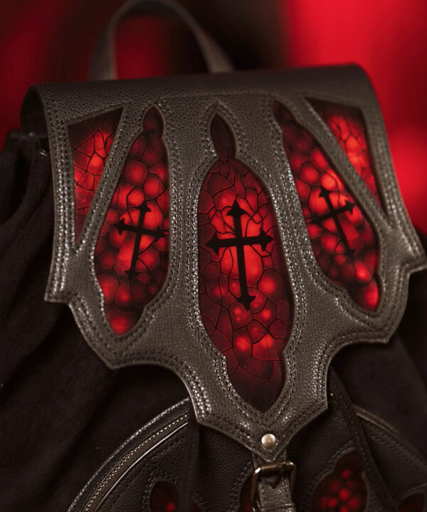 19519 bloodveil back red gothic backpack restyle 12