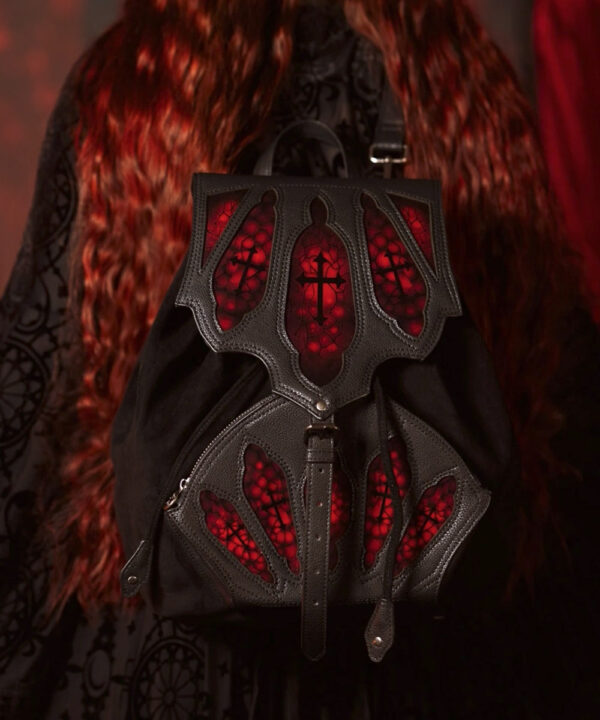 19519 bloodveil back red gothic backpack restyle 13