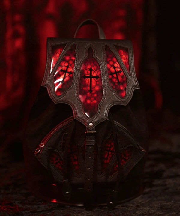 19519 bloodveil back red gothic backpack restyle 2