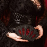 19521 bloodveil back red gothic wallet 3