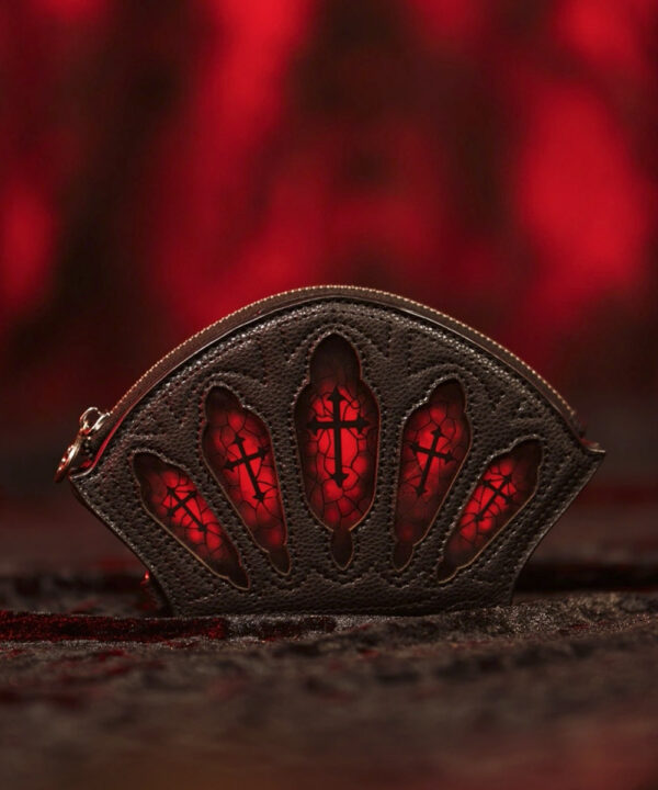 19521 bloodveil back red gothic wallet 5