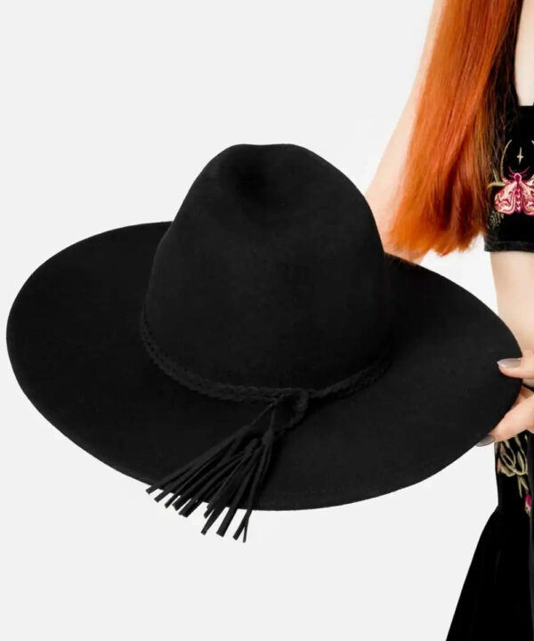 19535 wilderwood moth whimsigoth wide brim hat restyle 5