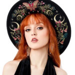 19535 wilderwood moth whimsigoth wide brim hat restyle 7