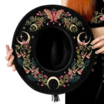 19535 wilderwood moth whimsigoth wide brim hat restyle 8