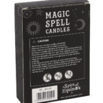 black 'protection' magic spell candles set of 12