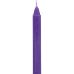 purple 'prosperity' magic spell candles set of 12
