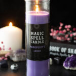 prosperity lavender magic spell tube candle