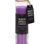 prosperity lavender magic spell tube candle