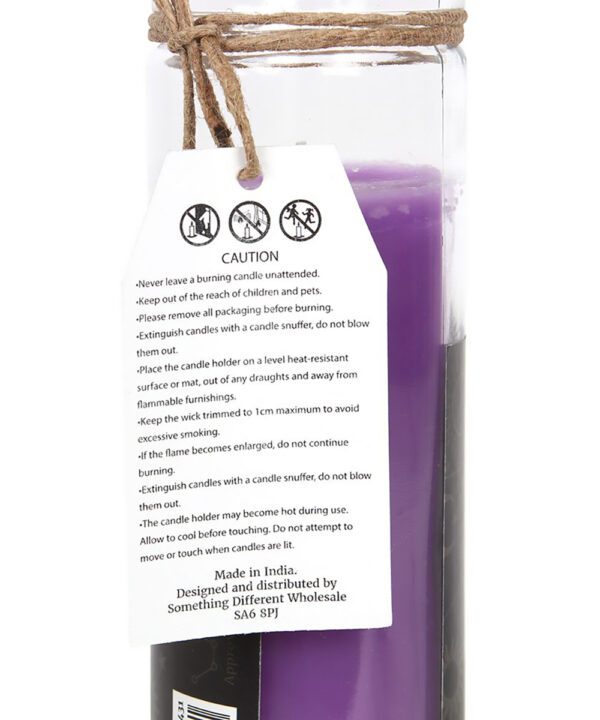 prosperity lavender magic spell tube candle