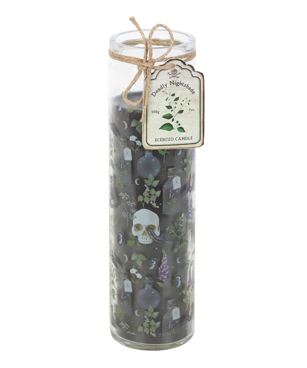 poisonous plants deadly nightshade tube candle
