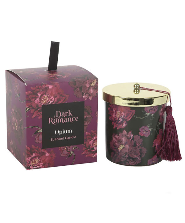 dark romance opium scented candle