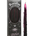 pink vampire tears taper candles set of 4