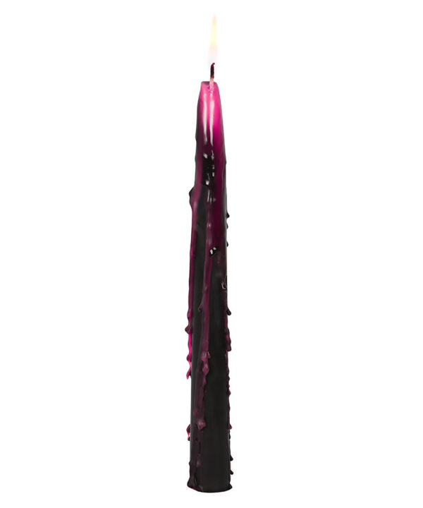 pink vampire tears taper candles set of 4